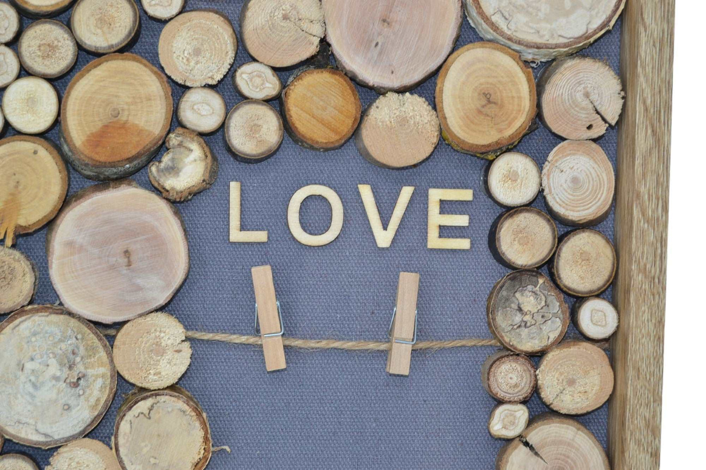 3D Holzbild "Love" als Geldgeschenk