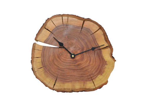 Holz Wanduhr Zwetschke