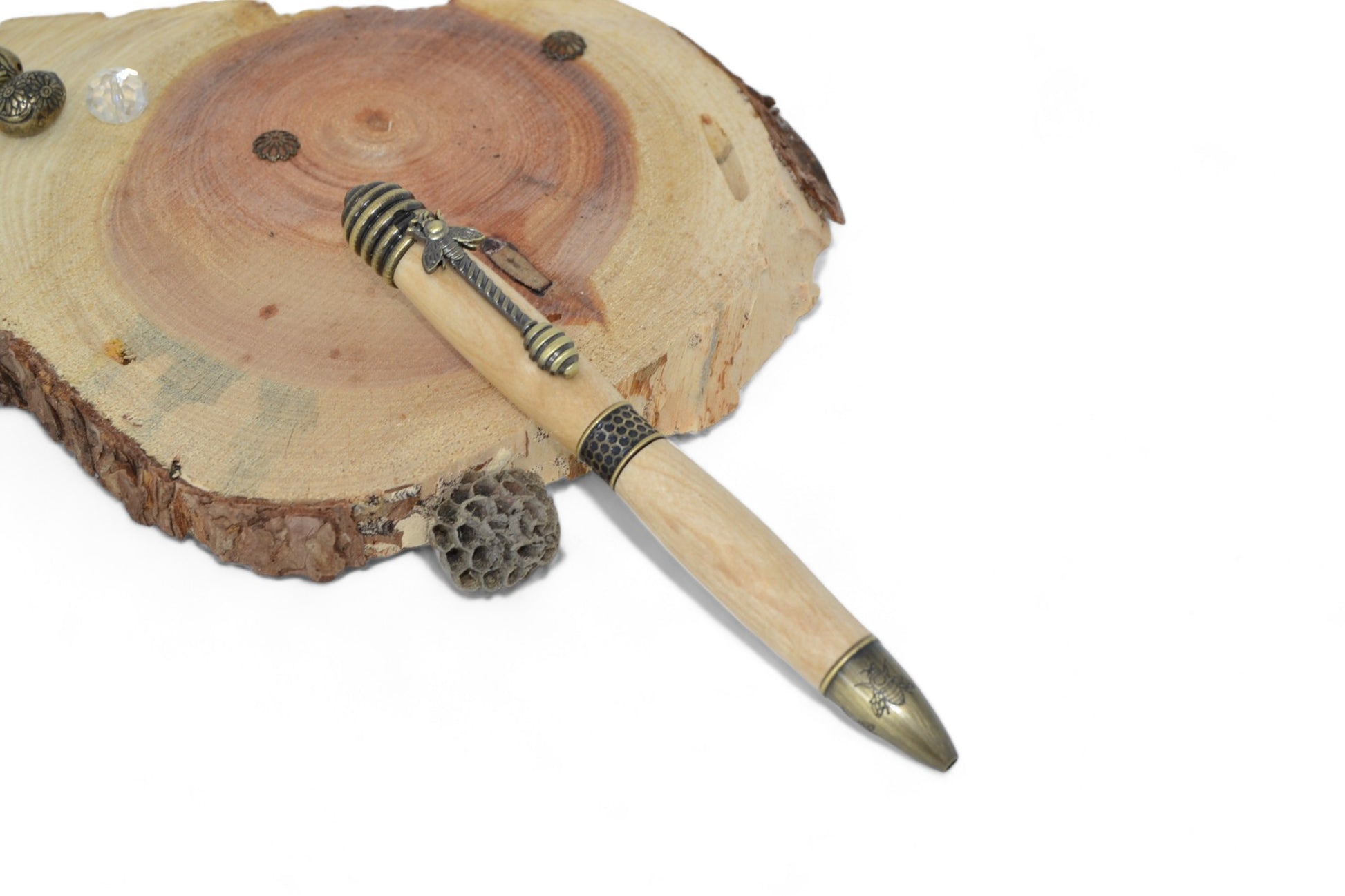 Holzkugelschreiber aus Birke
