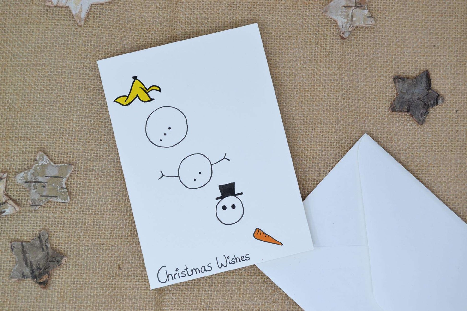 Weihnachtskarte "Christmas Wishes"